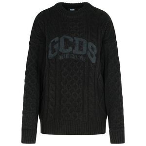 Gcds Black Acrylic Blend Sweater Women
